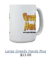 Greedy Hands Large Mug